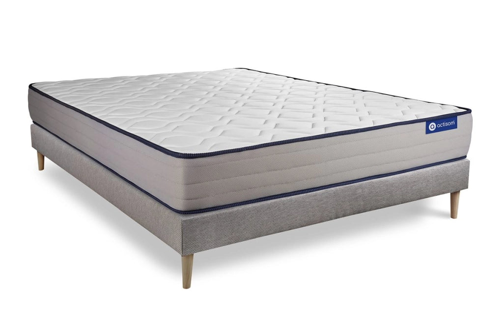 Kit rete e materasso matrimoniale Actiflex form 150x195cm - Spessore : 22cm - Molle insacchettate e memory foam - rigido