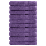 Asciugamani per Sauna SOLUND 10 pz Viola 80x200cm 600 g/mÂ²