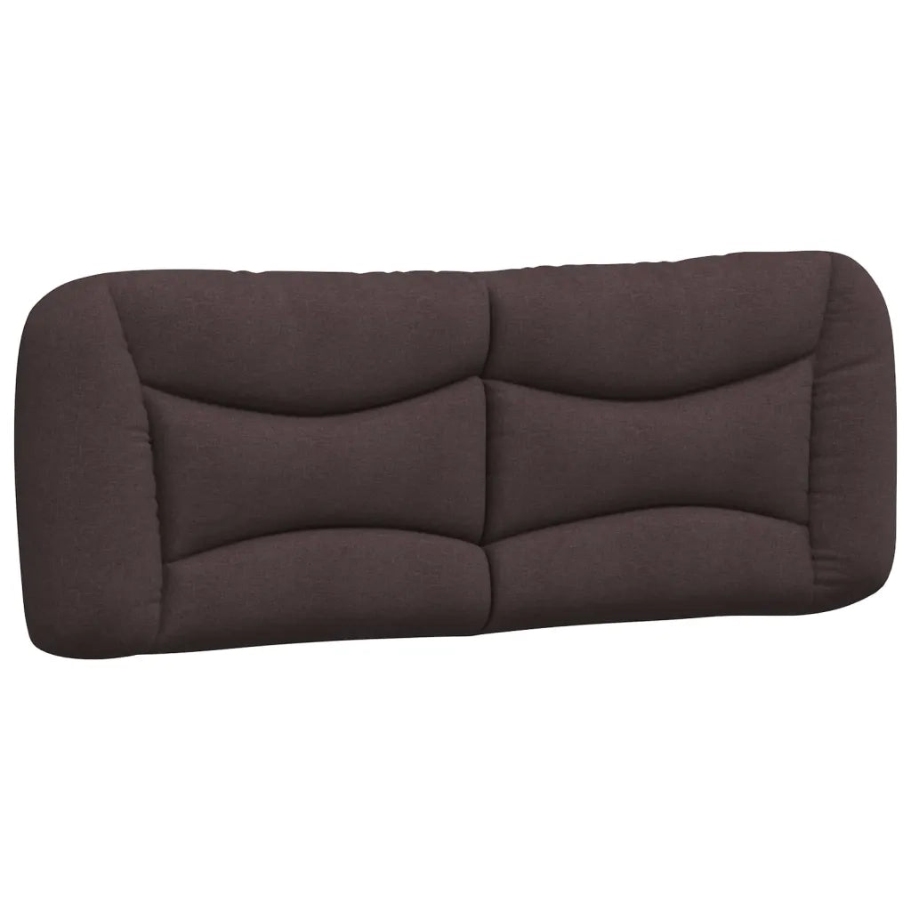 Cuscino Testiera Hvar Marrone Scuro 140 cm in Tessuto CFW4139072