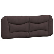 Cuscino Testiera Hvar Marrone Scuro 140 cm in Tessuto CFW4139072