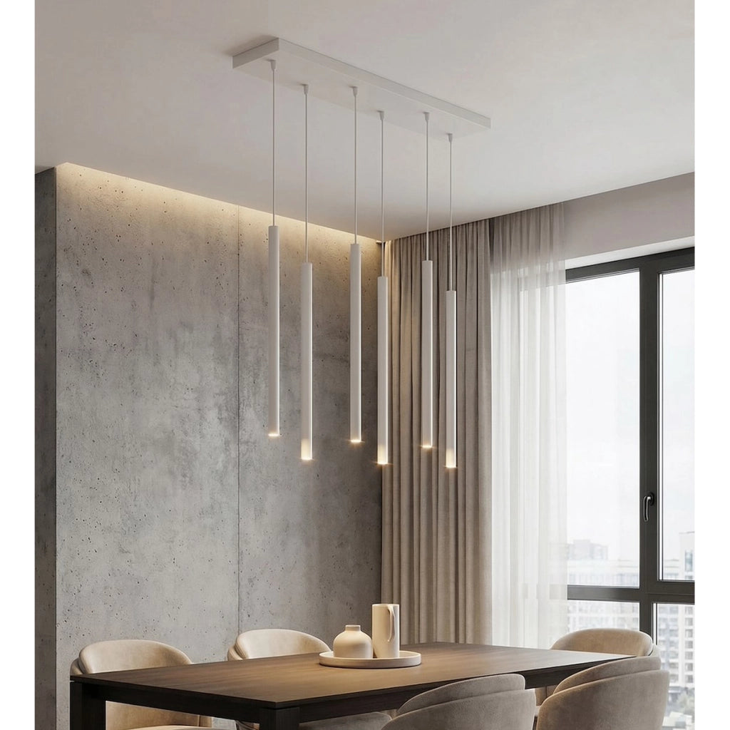 Lampada a sospensione SELTER in acciaio grigio