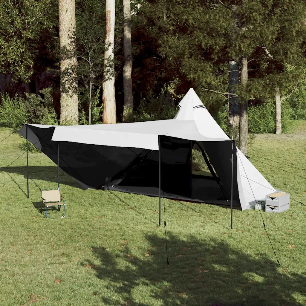 Tenda Familiare Tipi 8 Persone Bianca Tessuto Impermeabile