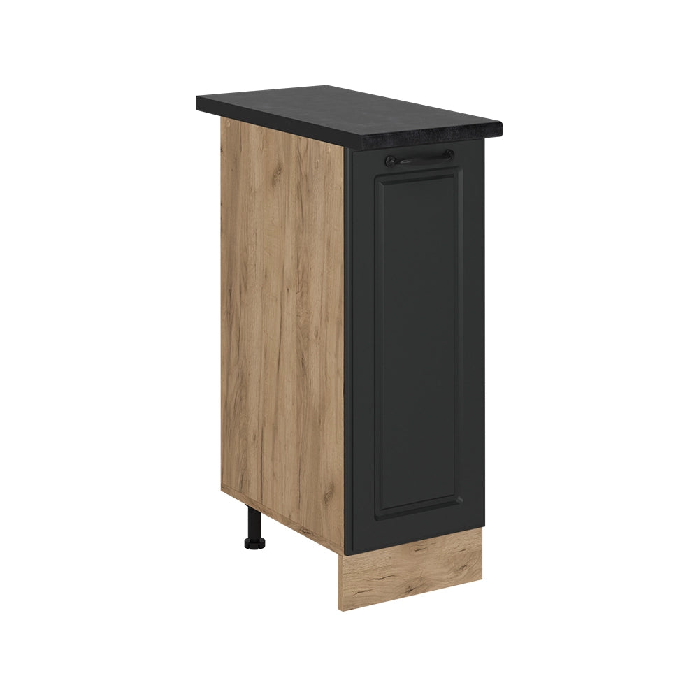 Armadio cucina dispensa alto R-Line Antracite rustico/Rovere dorato 30 cm, PL Antracite Vicco