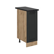 Armadio cucina dispensa alto R-Line Antracite rustico/Rovere dorato 30 cm, PL Antracite Vicco