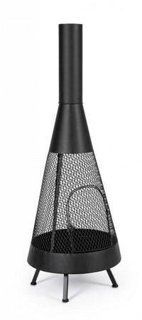 Braciere da Giardino Ø50x138h cm Efesto Nero