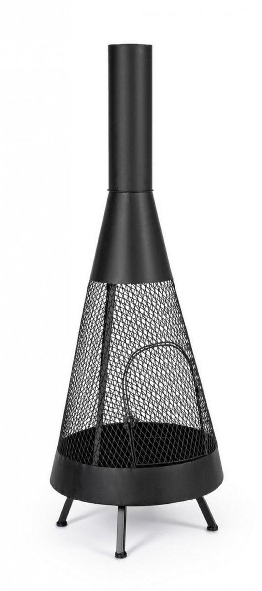 Braciere da Giardino Ø50x138h cm Efesto Nero