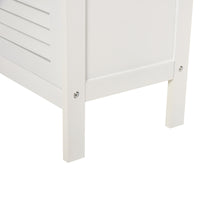 Mobiletto Bagno 2 Ripiani 2 Ante 60x30x81,6 cm in MDF  Bianco