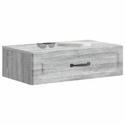 Tavolino da Parete Laterale | Tavolo laterale | Tavolino Grigio Sonoma 59 x 34,5 x 17 cm