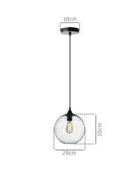 Lampada Da Soffitto Pensile Di Vetro APP311-1CP Loft