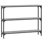 Tavolino Consolle | Tavolo d'Ingresso Grigio Sonoma 100x22,5x75cm Legno Multistrato