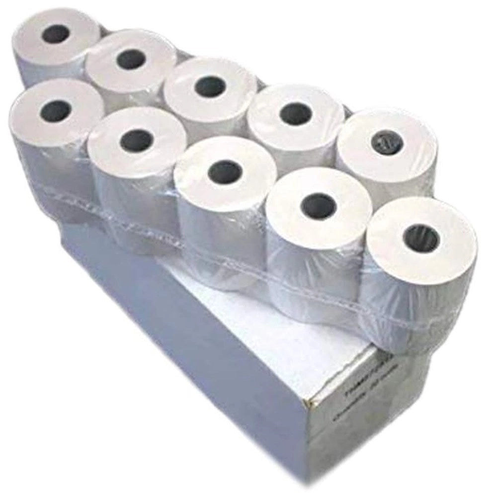 Trade Shop - Kit 10 Pz Rotoli Di Carta Termica Da 57x20 Mm Adatti Per Macchine Da 57x20 Mm F.12 -