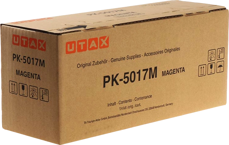 ORIGINAL Utax toner magenta PK-5017M 1T02TVBUT0 ~6000 Seiten