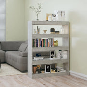 Libreria/Divisorio Grigio Cemento 100x30x135 cm 811758