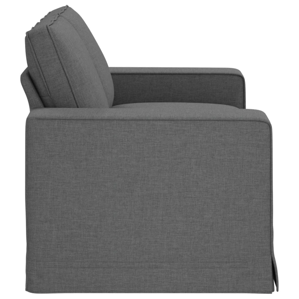 Divano Grigio scuro 162 x 80 x 82 cm Tessuto