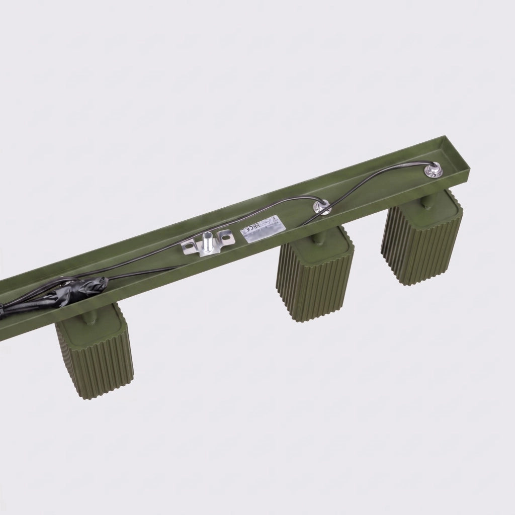Plafoniera RAYO 6L verde oliva