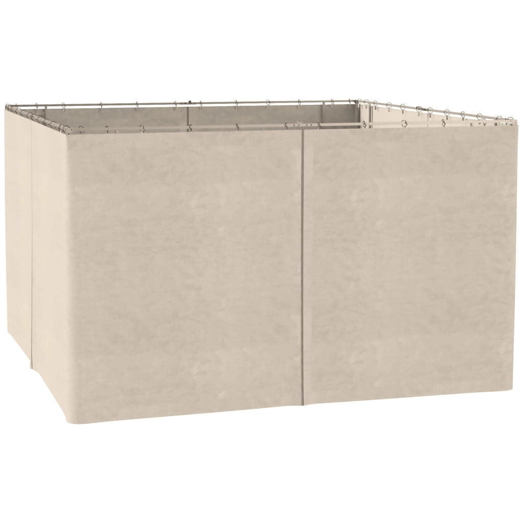 Pareti laterali per gazebo pergola ¨C zephmum ¨C 4 pezzi beige