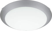 Lampada da soffitto per bagno - Lampada da soffitto per bagno con vetro bianco e verniciatura bianca - Fitting E27