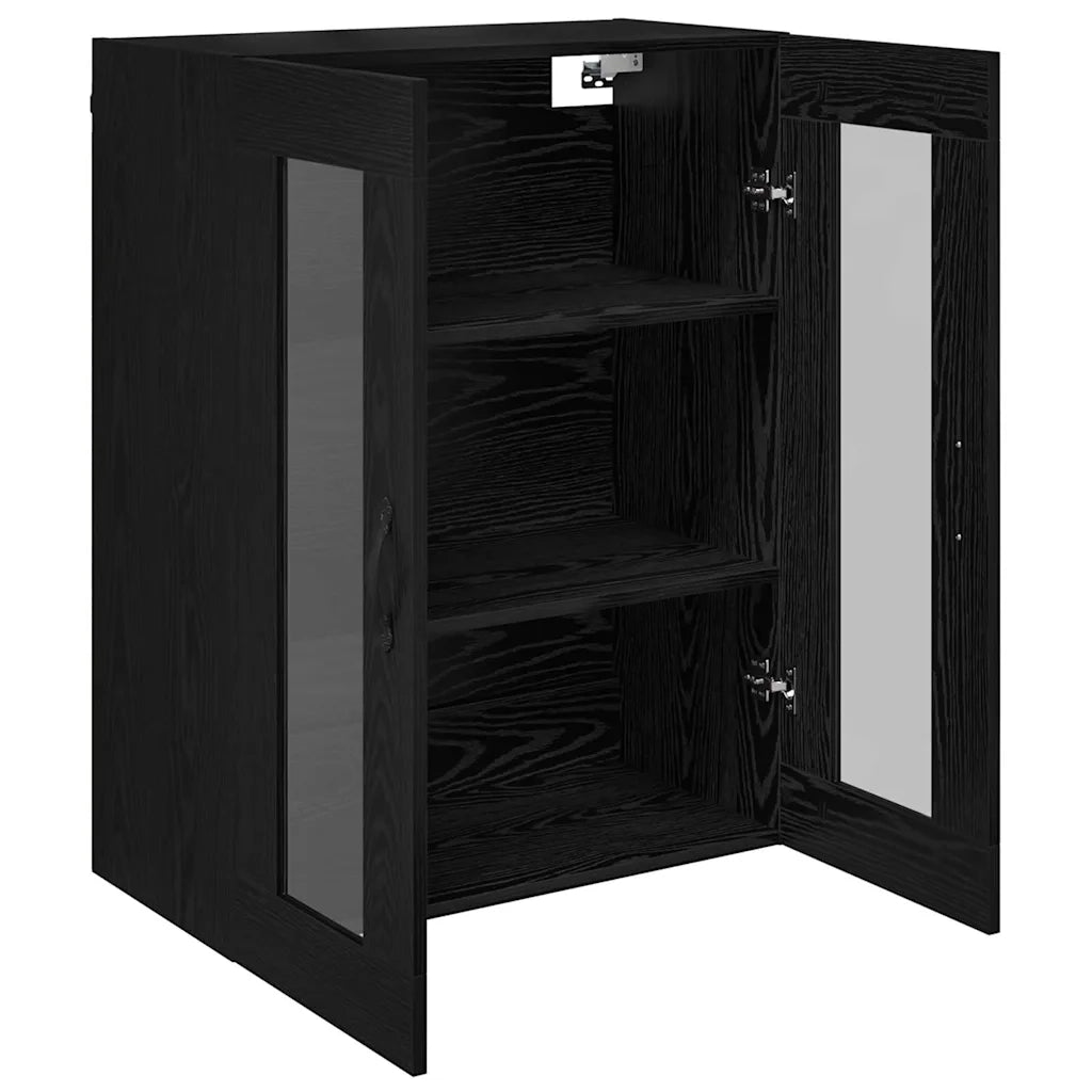Pensile | Mobile a Parete Rovere Nero 69,5 x 34 x 90 cm