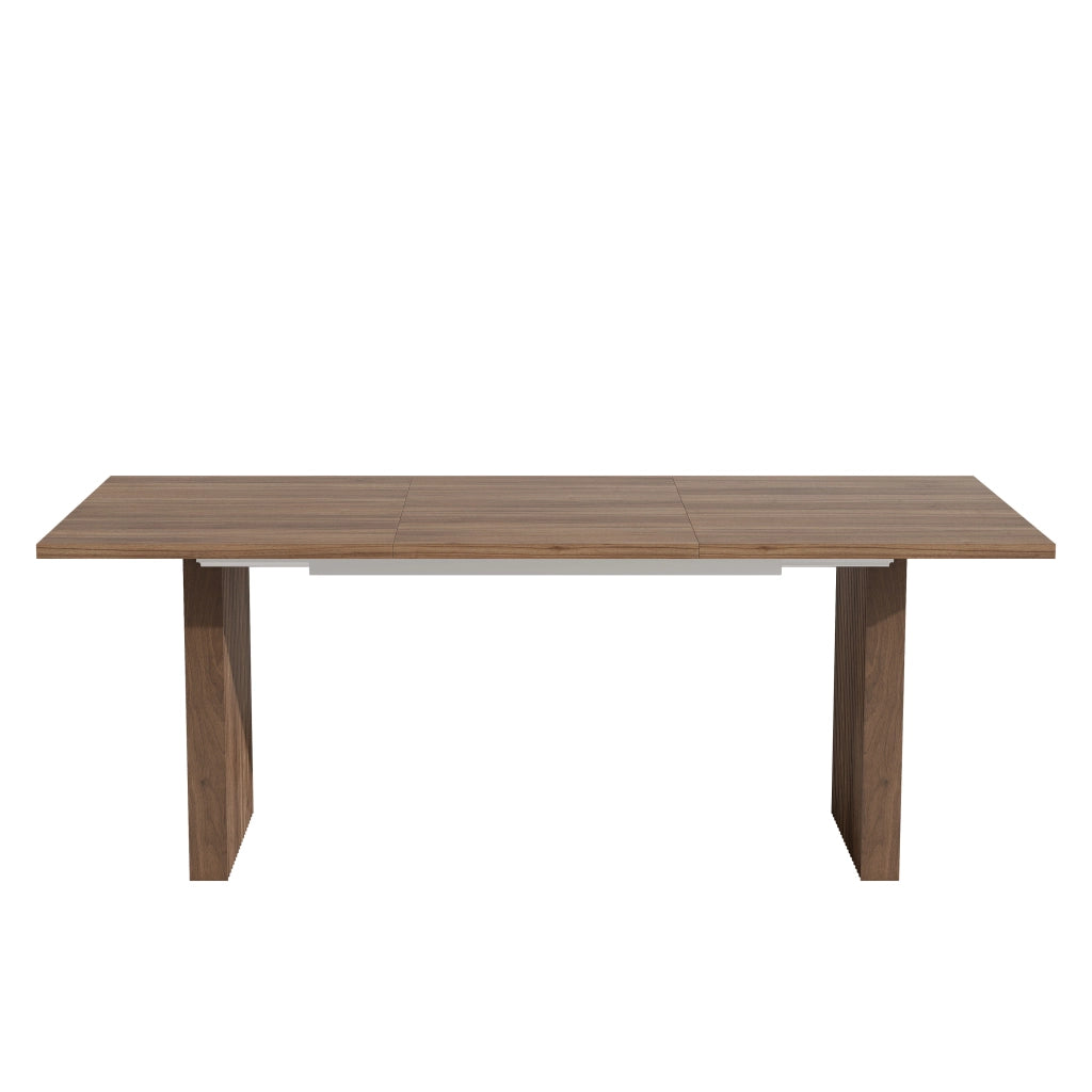 Tavolo da Pranzo Allungabile 140/200x90 cm ¨C Xylo ¨C Noce, Rettangolare, 6-8 Persone