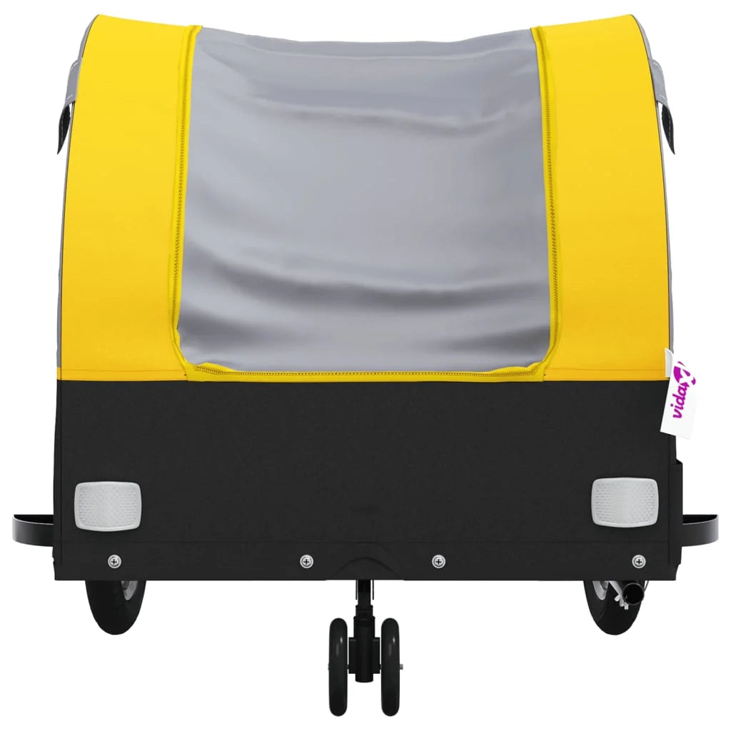 Rimorchio per trasporto biciclette 30 kg ferro giallo 02_0044141
