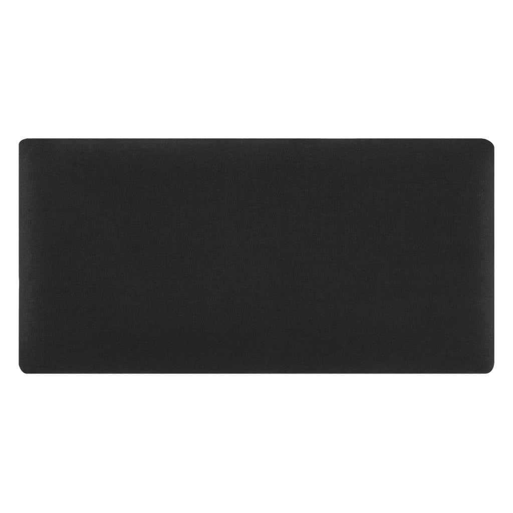 Set di 3 cuscini da parete in tessuto 60 x 30 cm nero 03_0010622