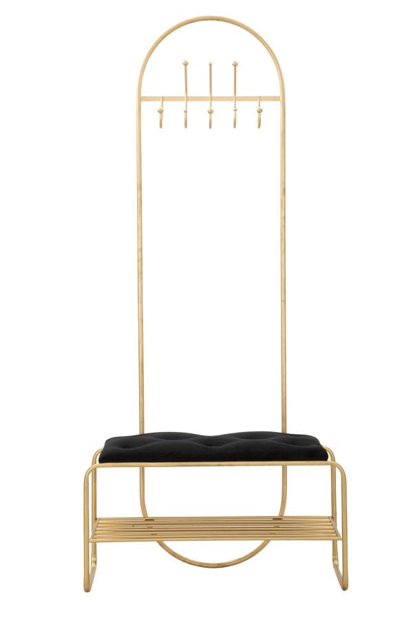Panca Appendiabiti 80x38,5x180 cm in Ferro