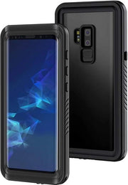 Casella protettiva per Samsung Galaxy S9 Plus acqua e shock resistente IP68 nero - 360 protezione doppia rinforzata