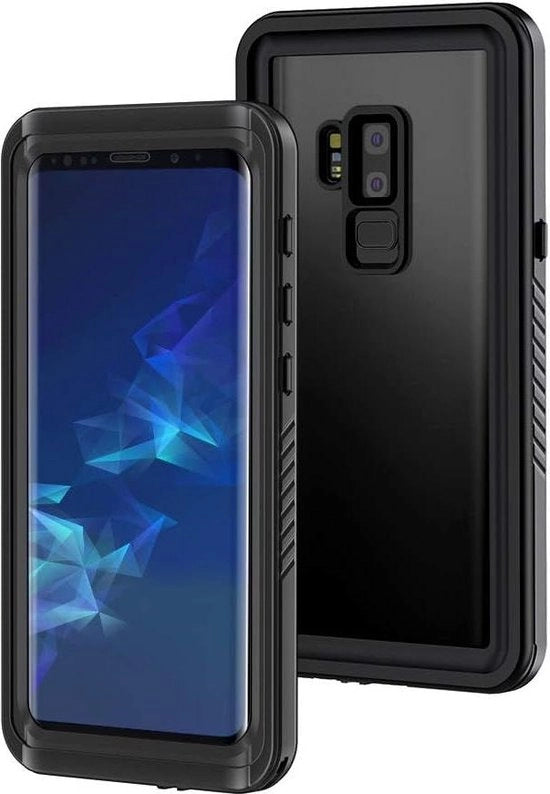 Casella protettiva per Samsung Galaxy S9 Plus acqua e shock resistente IP68 nero - 360 protezione doppia rinforzata