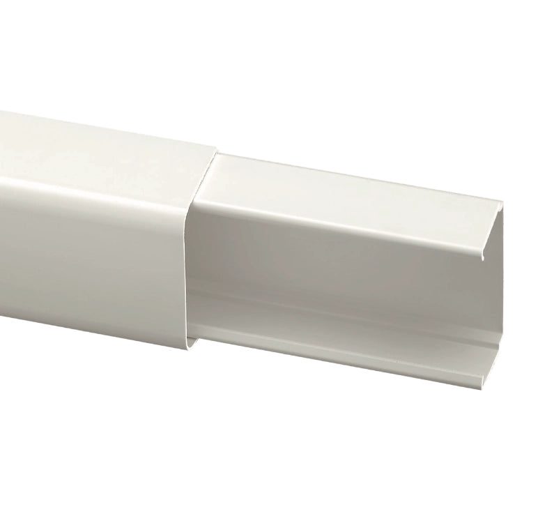 Canale bianco portacavi pvc condizionamento 60x45mm barra 2 metri