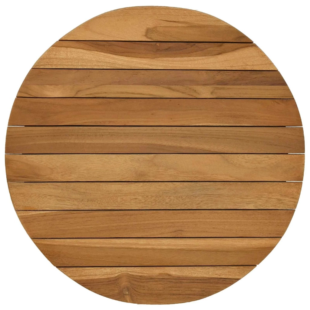 Piano del tavolo Ø 40 x 3,5 Rotondo Legno di teak solido 42033149