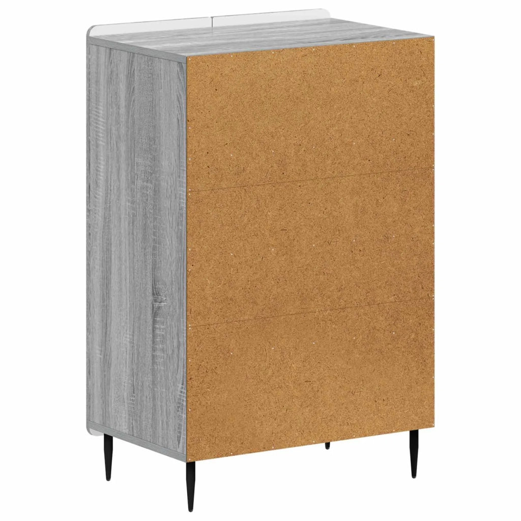 Mobile per scarpe ZWOLLE 59,5 x 39,5 x 91,5 cm Sonoma grigio 896431