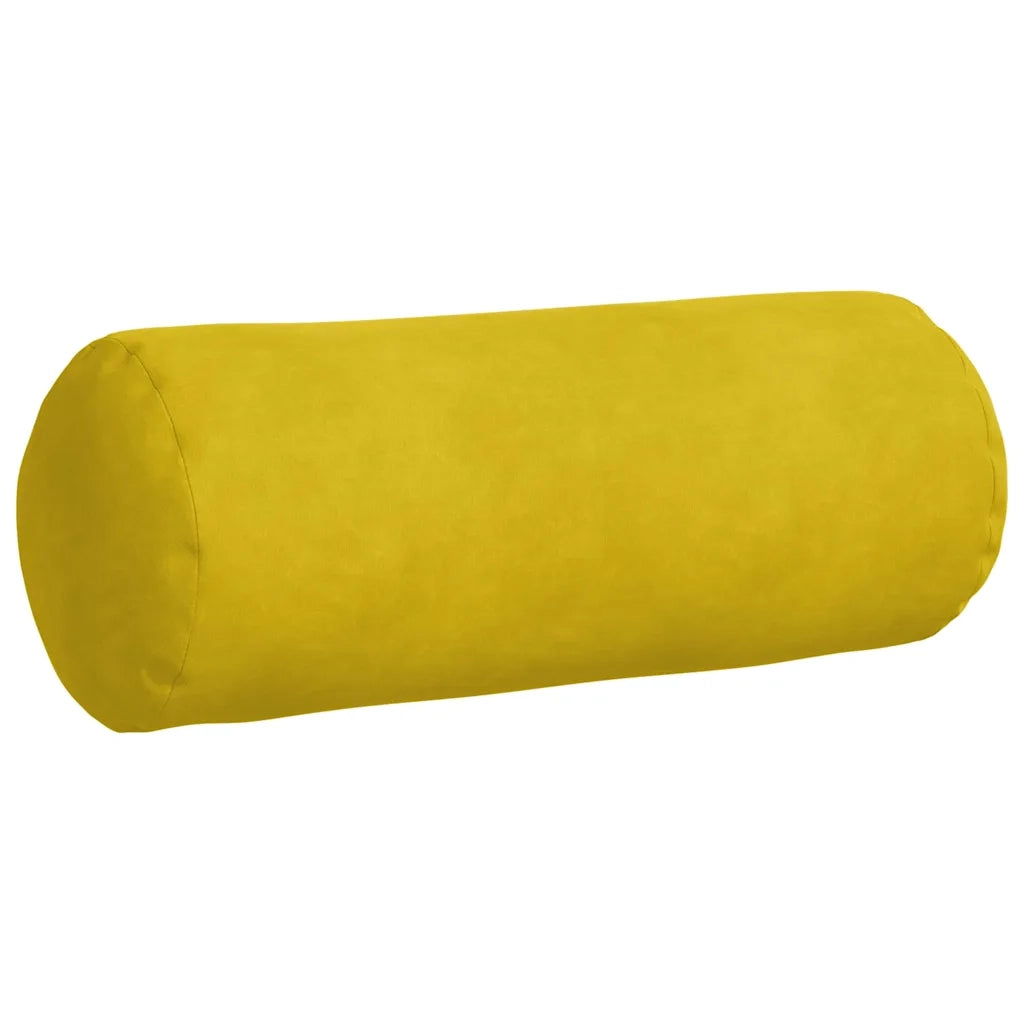 Cuscini a rullo 2 pz | Cuscini per sedie Giallo ? 15 x 40 cm Tessuto in Cords