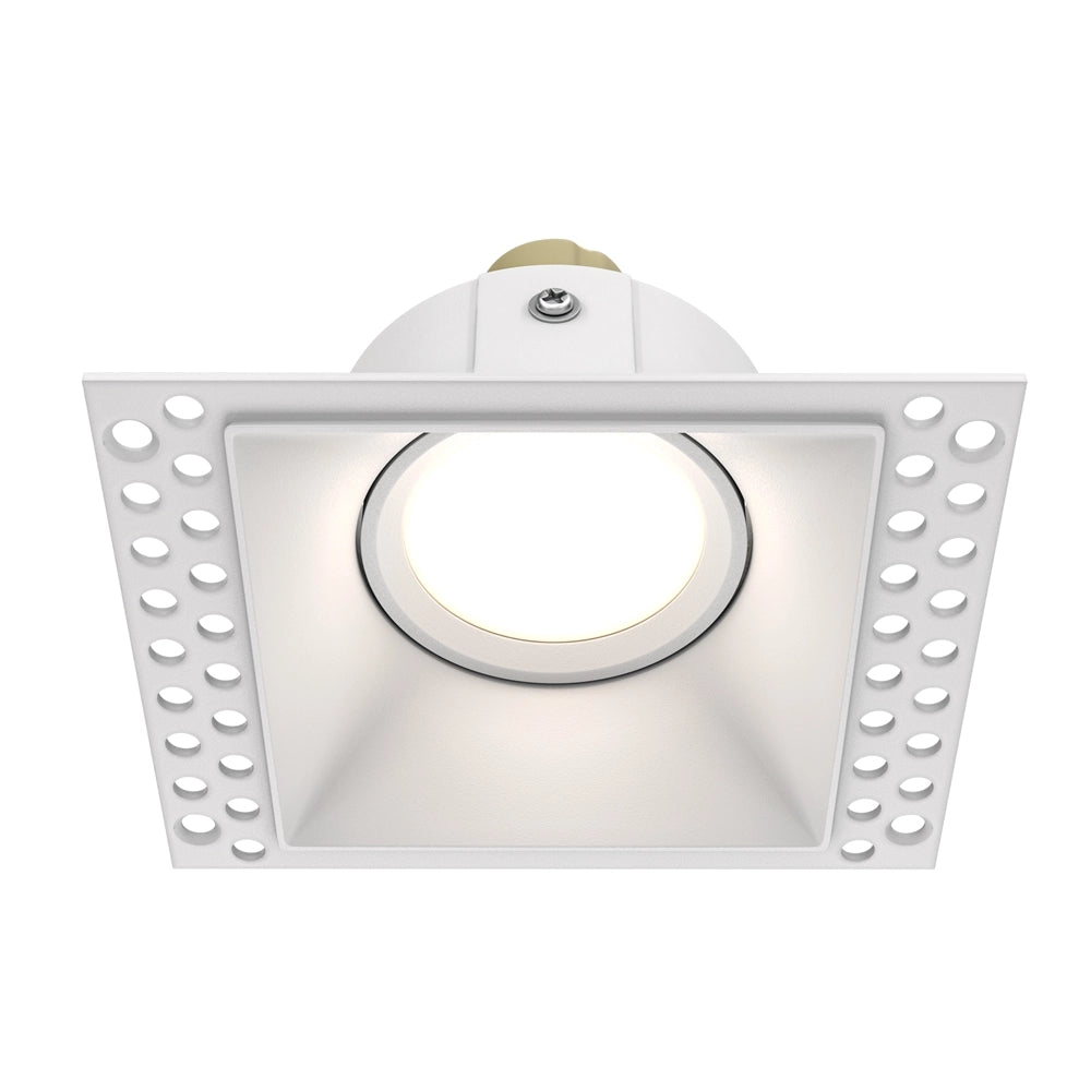 Maytoni DOT faretto incasso soffitto quadrato bianco GU10