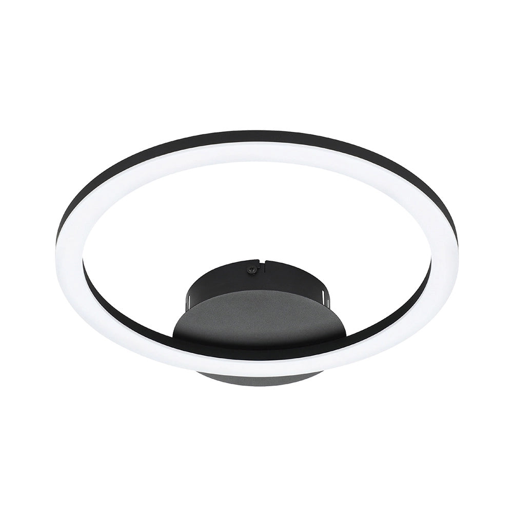 Plafoniera Moderna Parrapos-Z Led Acciaio Nero
