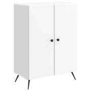 Credenza Bianco Lucido 66 x 34,5 x 90 cm Legno ingegnerizzato