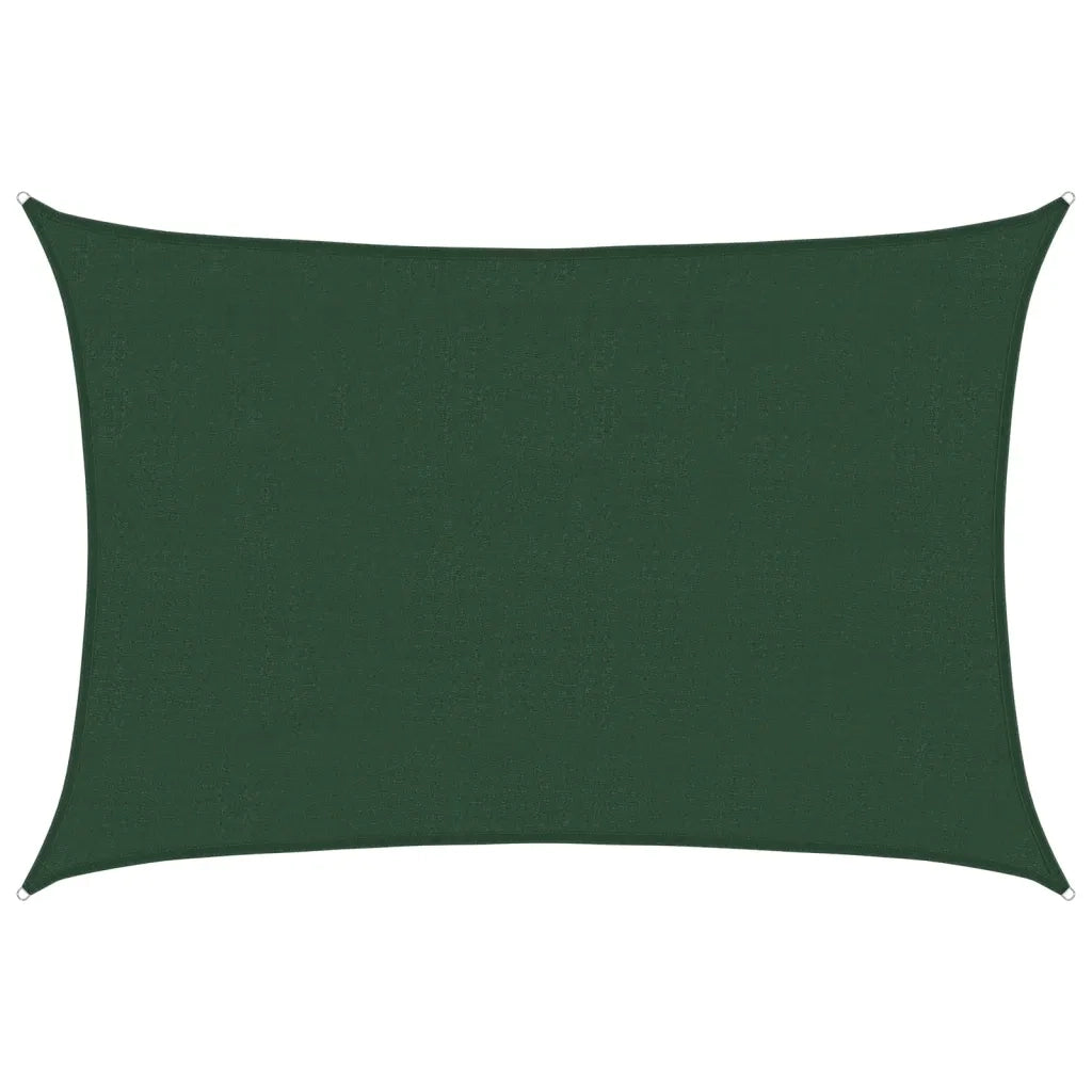 Vela Parasole 160 g/m² Verde Scuro 4x5 m in HDPE 311463