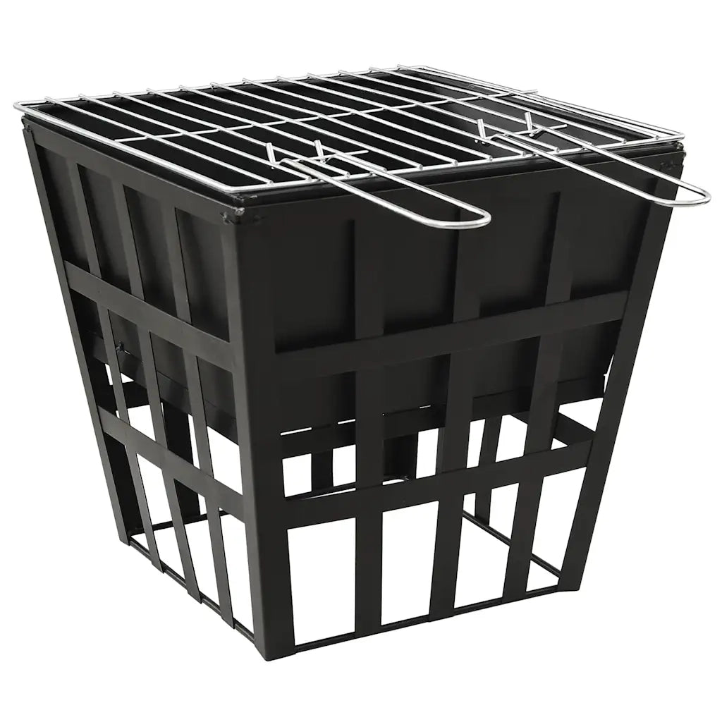 Braciere e Barbecue 2 in 1 34x34x48 cm in Acciaio CFW9480489