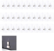 30 ades forti ades a viti, 5,5 cm x 5,5 cm ades a viti, chiodi a viti, chiodi a viti trasparenti, chiodi a viti non pungenti, adesivi per articoli da cucina, specchi, immagini, poster, foto, oggetti decorativi e dipinti