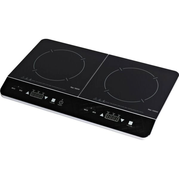 Zephir piastra induzione doppiacon display 12/26cm 2800w zhc14-16