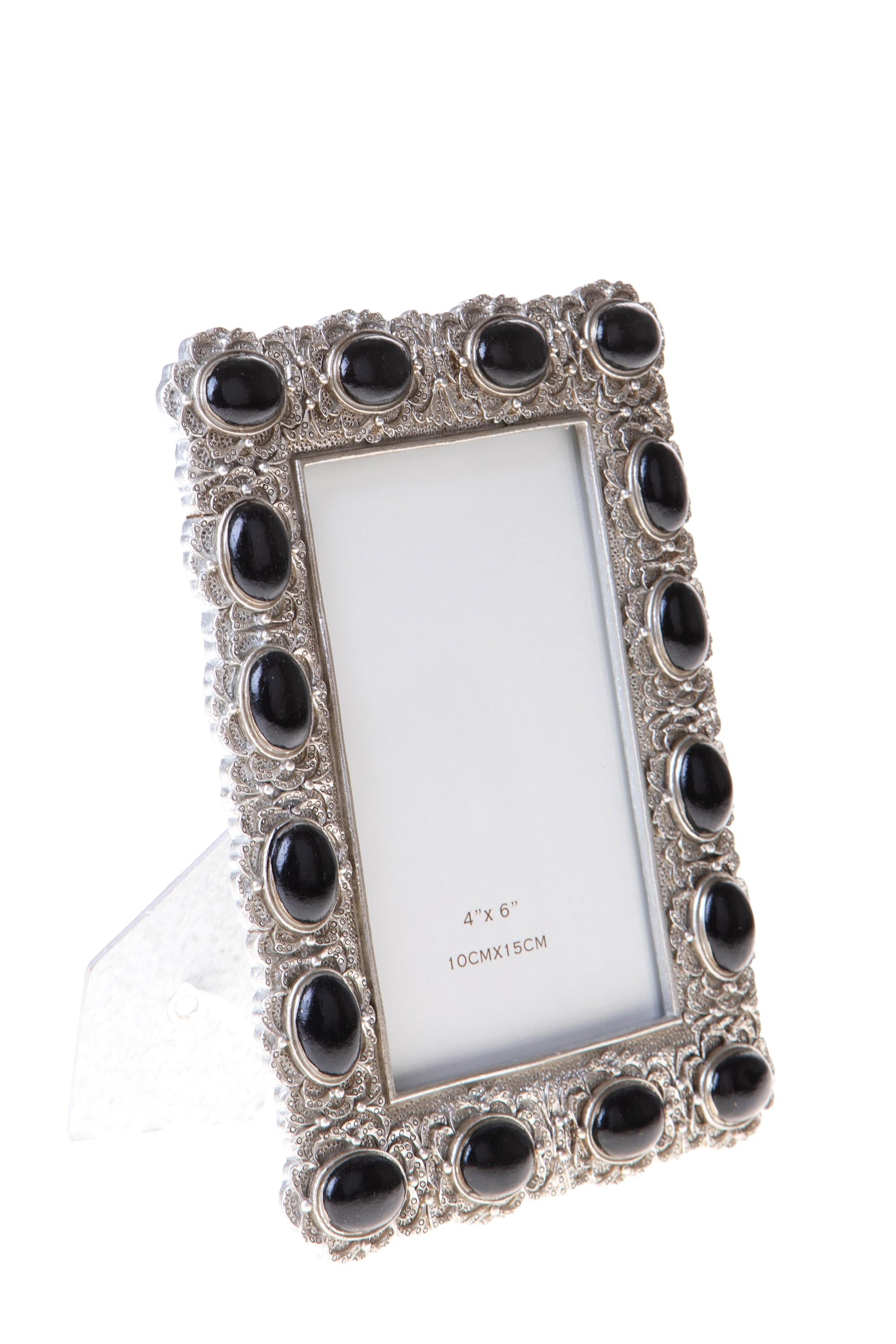 Set 2 Portafoto con Gemme 13x15 cm