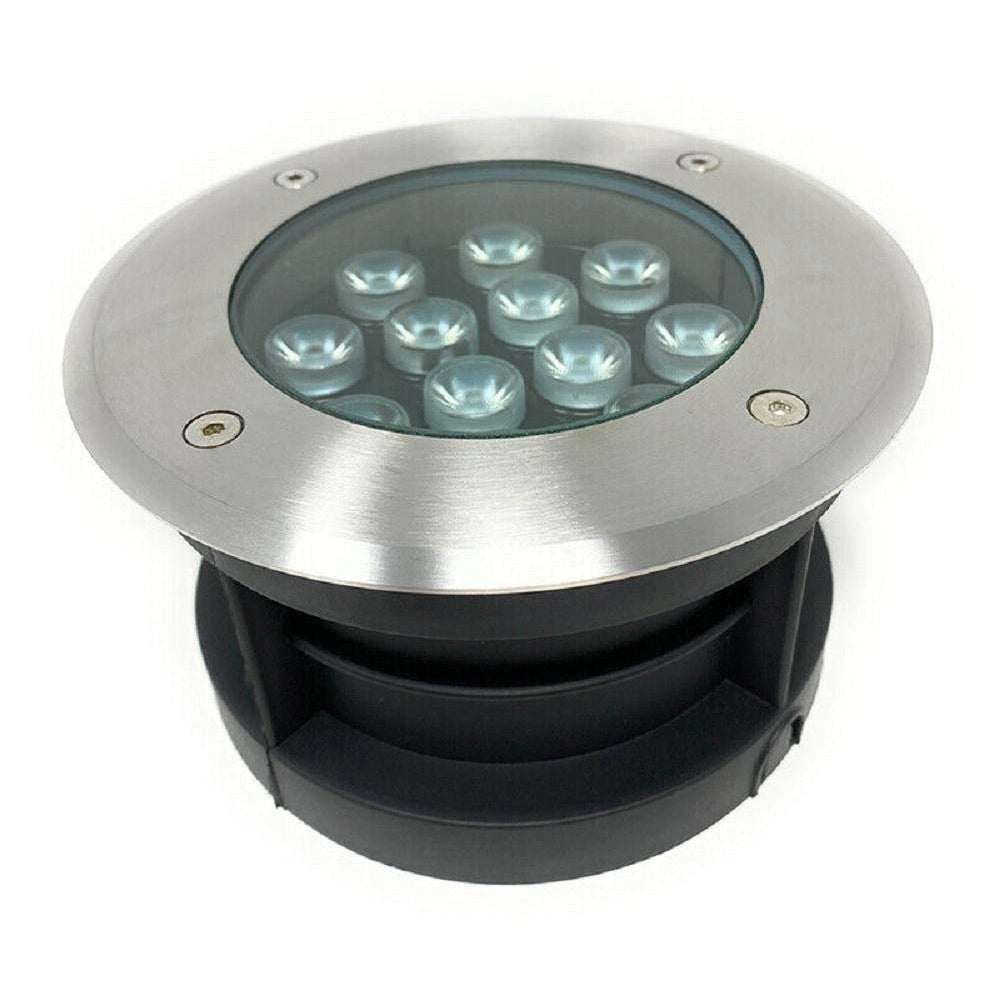 Trade Shop - Faretto Incasso 12w Calpestabile Segnapasso Ip67 Luce 6500k 3000k 4000k Es08-12 - -bianco Caldo      -
