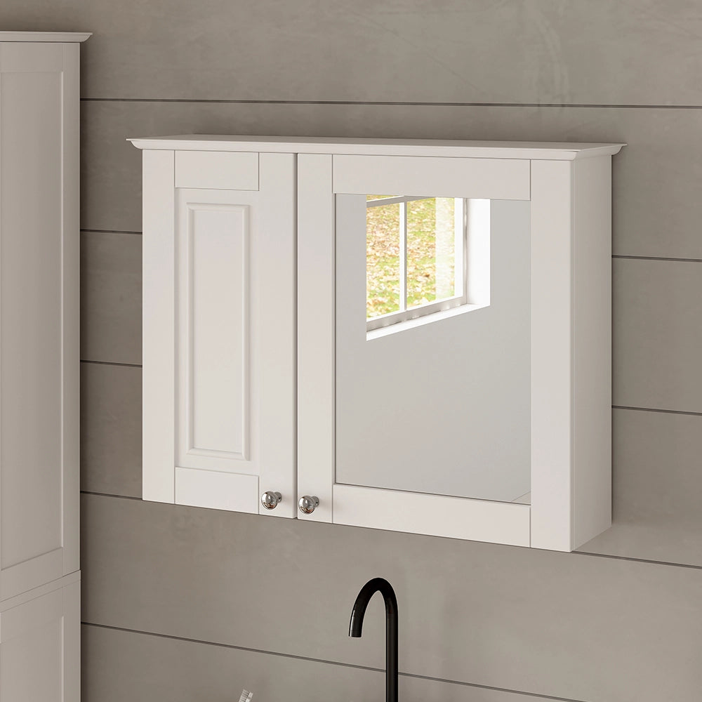 Vicco Mobile a specchio per il bagno Bianco 68 x 51 cm