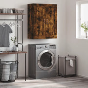 vidaXL Mobile a Parete Rovere Fumo 69,5x34x90 cm in Legno Multistrato