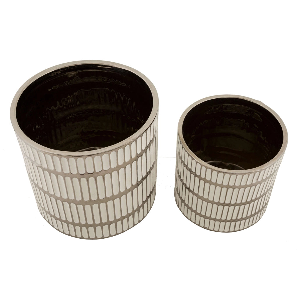 Banofa, Vaso set 2 Vasi, Argento