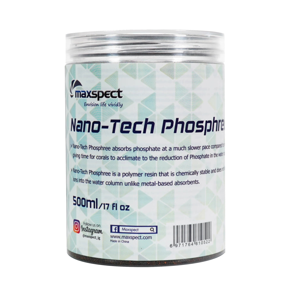 Maxspect Nano-Tech Phosphree 500ml - resina antifosfati per dolce e marino