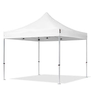 Trade Shop - Gazebo Pieghevole Giardino 3x3x3mt Tenda Telo Bianco Padiglione Mercati Sagre 222715 -