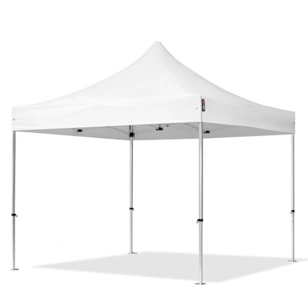 Trade Shop - Gazebo Pieghevole Giardino 3x3x3mt Tenda Telo Bianco Padiglione Mercati Sagre 222715 -