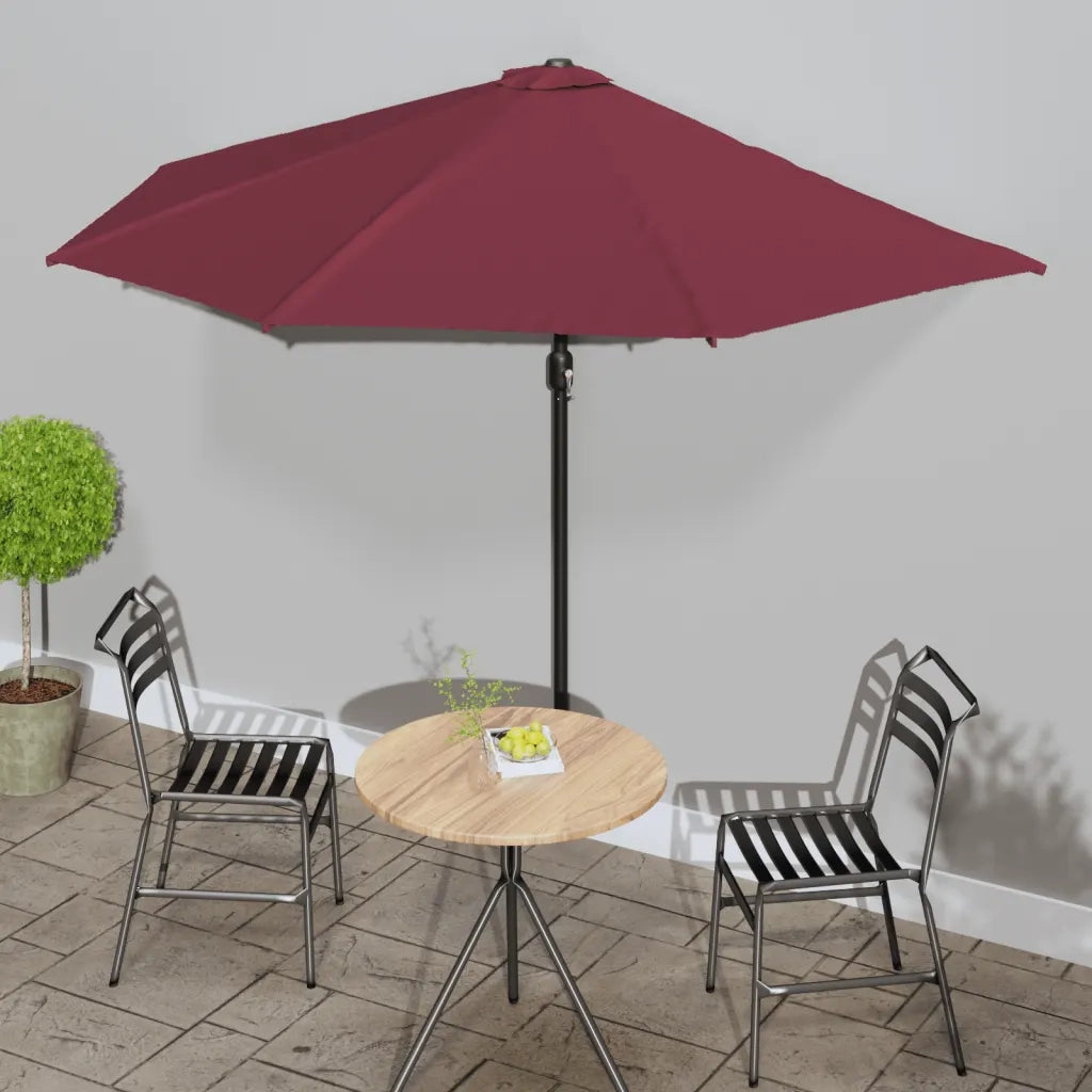Ombrellone Balcone Palo in Alluminio BordÃ² 300x150x253cm a MetÃ  cod mxl 19192