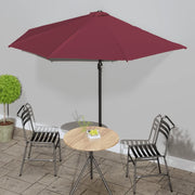Ombrellone Balcone Palo in Alluminio BordÃ² 300x150x253cm a MetÃ  cod mxl 19192