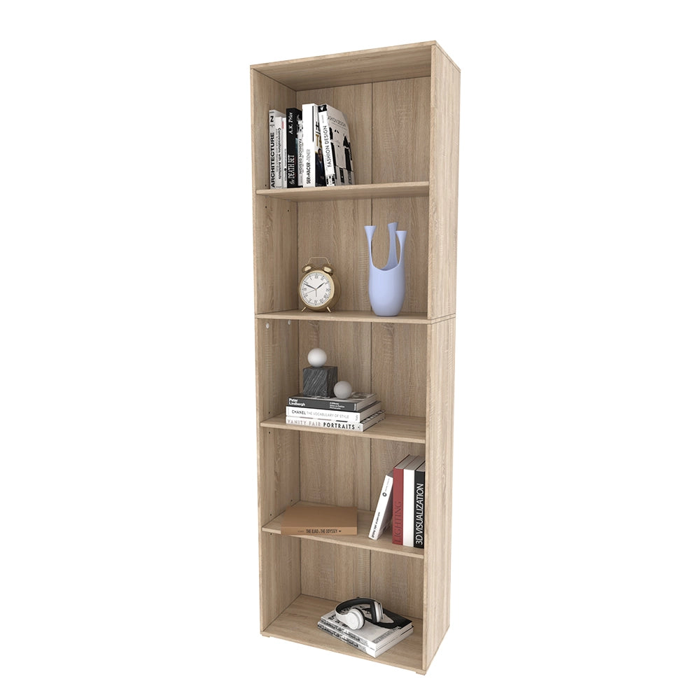 Vicco Libreria Sonoma 60 x 190 cm con 5 scomparti